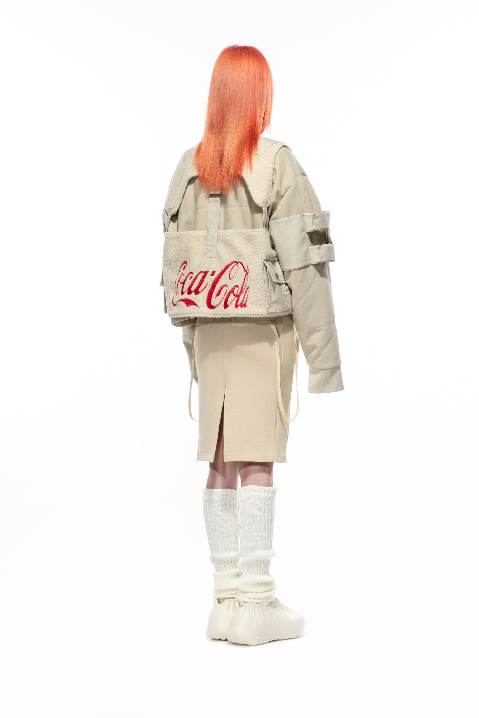 Coca-Cola Shearling Harness Vest