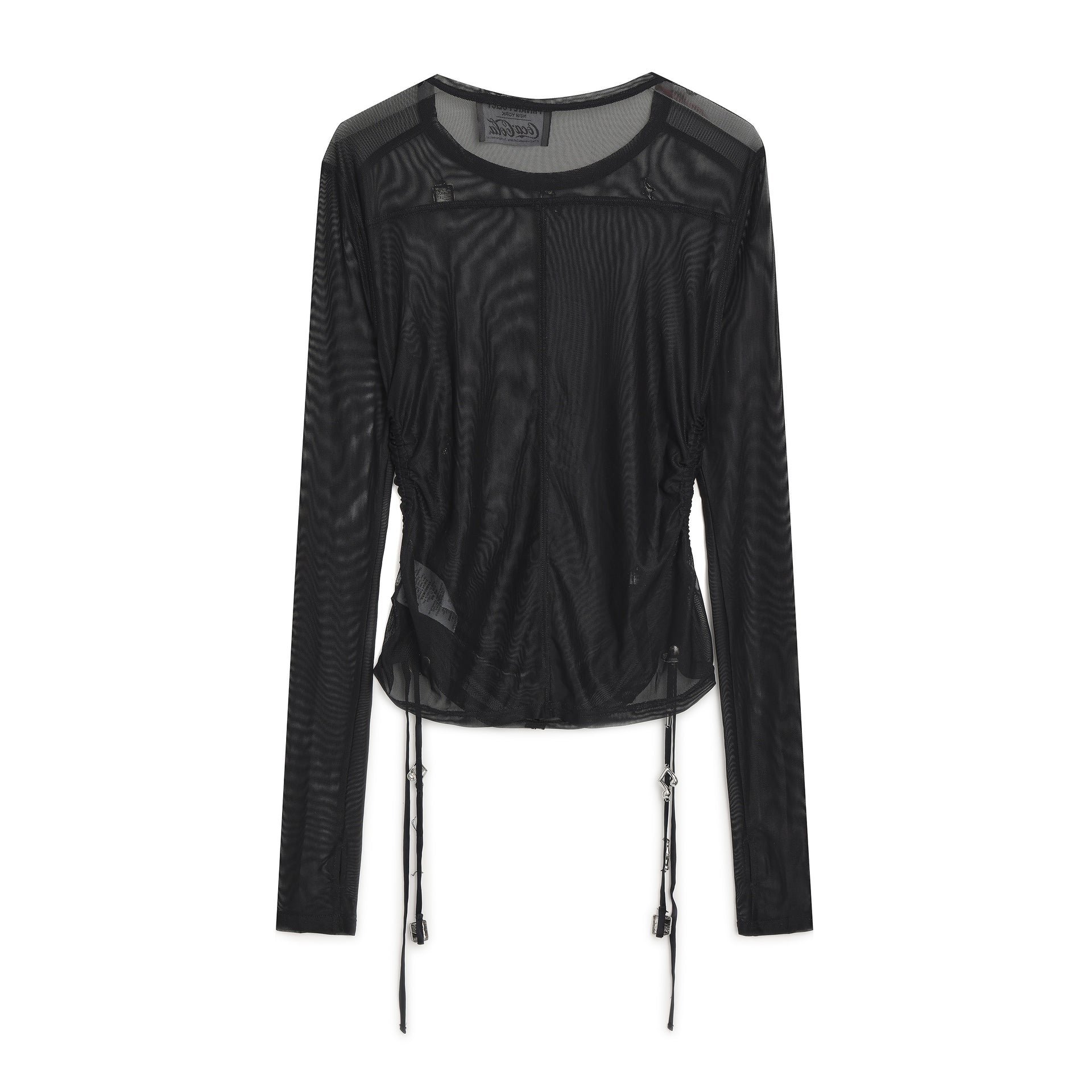 K-Wave Silver Charm Mesh Top